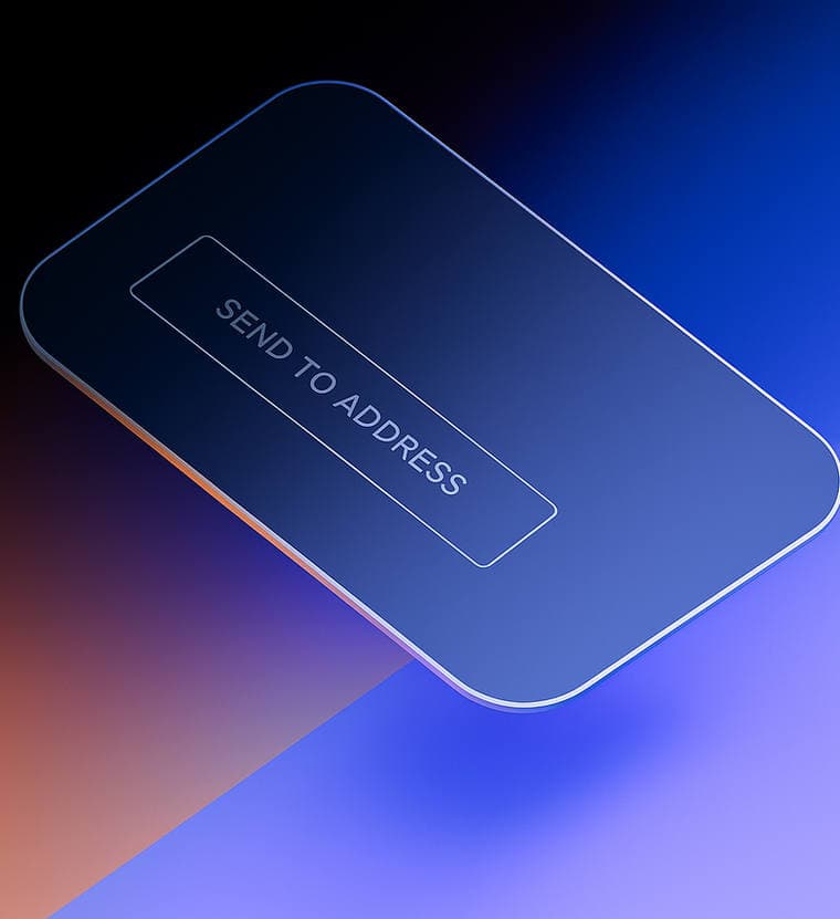 Send to address — tracked delivery